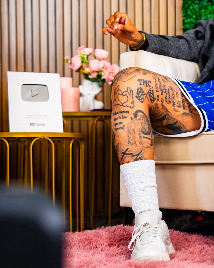 Angel Reese — behind the scenes production